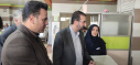 بازدید دکتر نظری معاون سیاسی امنیتی استانداری از  بخش های درمانی مرکز آموزشی درمانی امیرالمؤمنین(ع)