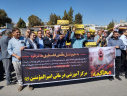 حضور پرسنل مرکز آموزشی درمانی امیرالمومنین(ع) در تجمع محکومیت بمباران بیمارستان المعمدانی نوار غزه