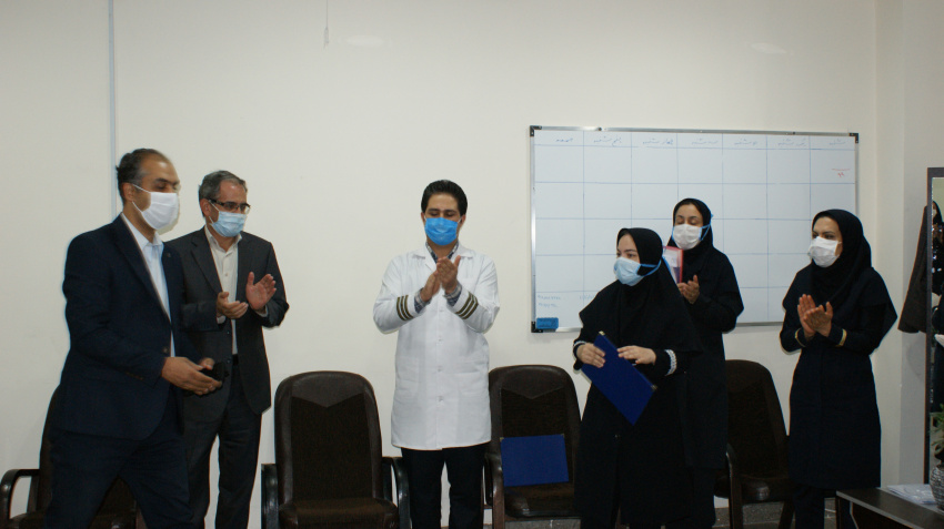 تودیع و معارفه مدیر خدمات پرستاری مرکز آموزشی درمانی امیرالمومنین(ع)