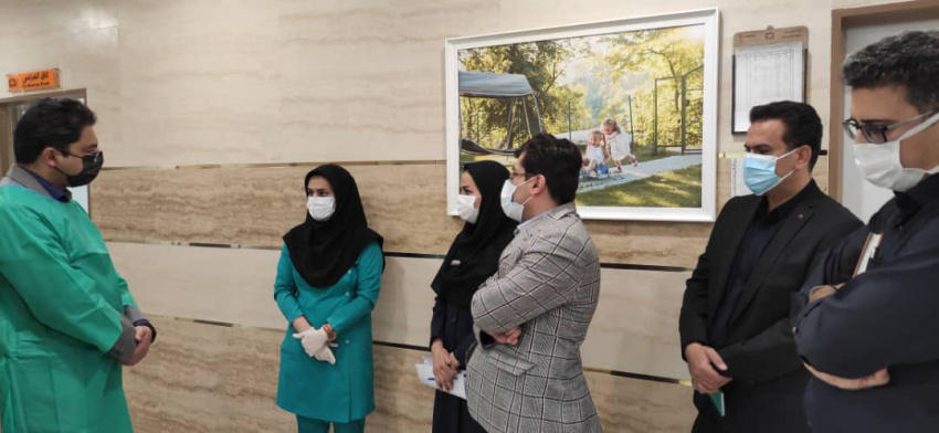 بازدید معاونت درمان دانشگاه علوم پزشکی اراک از بخش IVF بیمارستان امیرالمومنین(ع)