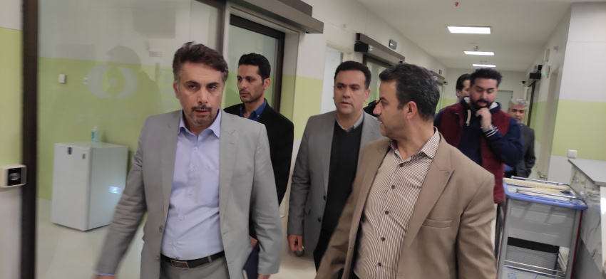 بازدید دکتر ملاطائفه معاونت توسعه مدیریت و منابع دانشگاه علوم پزشکی اراک