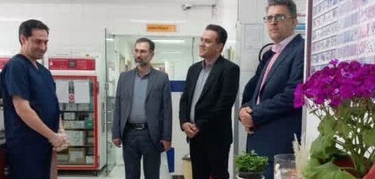 بازدید نوروزی  تیم مدیریتی ازمرکز آموزشی درمانی امیرالمومنین(ع)
